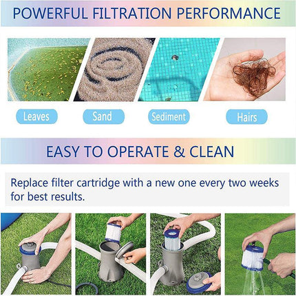 6PCS Lay Z Spa Filter Cartridge Size VI 58323 Bestway Replacement Cartridge - Aimall