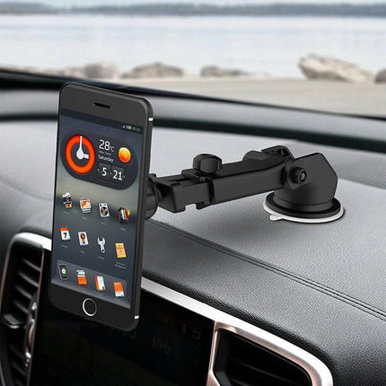 360° Magnetic Car Phone Telescopic Holder Mount Dashboard Windshield GPS Stand - Aimall