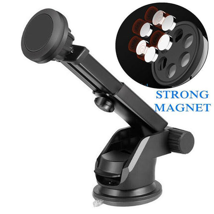 360° Magnetic Car Phone Telescopic Holder Mount Dashboard Windshield GPS Stand - Aimall