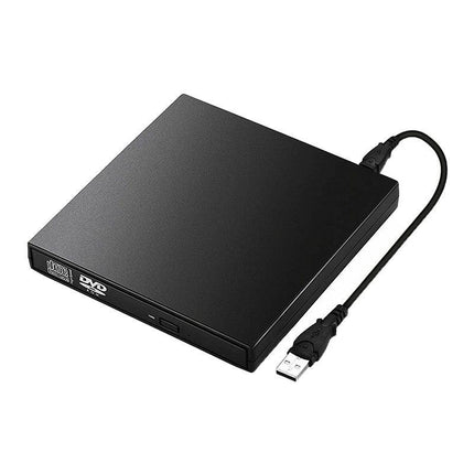 USB External CD RW DVD ROM Writer Burner Player Drive PC Laptop for Mac Windows - Aimall