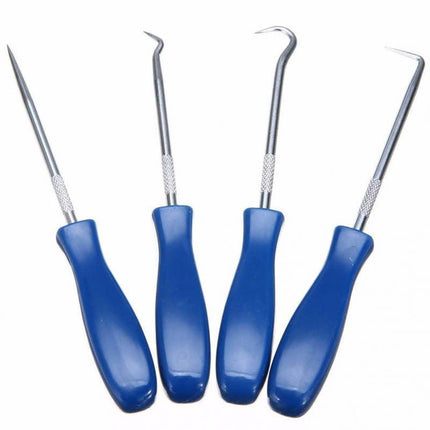 4pcs Car Pick&Hook Set O Ring Oil Seal Gasket Puller Remover Craft Hand Tool AU - Aimall