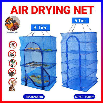 Air Dry Drying Net Vegetable Dehydrator Fruit Meat Fishing Jerky Food Beef Fish - Aimall