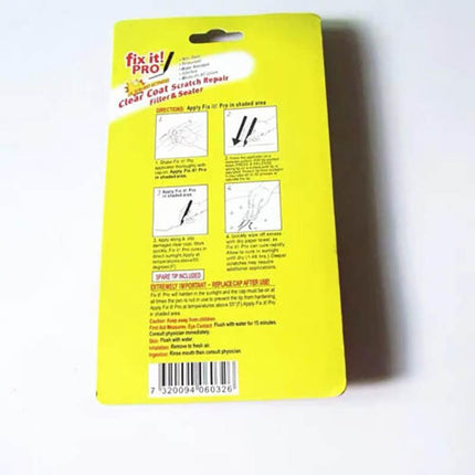 2X Fix It Pro Scratch Car Coat Paint Repair Pen Aluminum Painting Clear Remover - Aimall