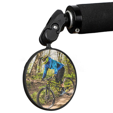 MTB Mountain Bike Rearview Mirror Bicycle Handlebar Convex Rear View Mirror AU - Aimall