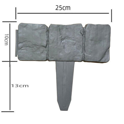 20pcs Plastic Garden Edging Lawn Yard Plant Flower Grass Fence Border Outdoor AU - Aimall