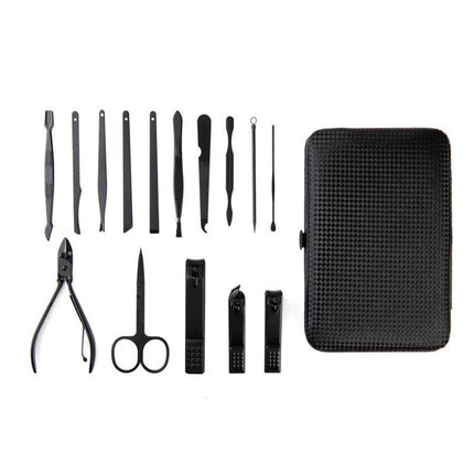 15PCS/Set Tools Pedicure Kit Stainless Steel Nail Grooming Clippers Manicure New - Aimall