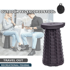 Folding Stool Seat Portable Retractable Telescopic Camping Fishing Travel Chair - Aimall