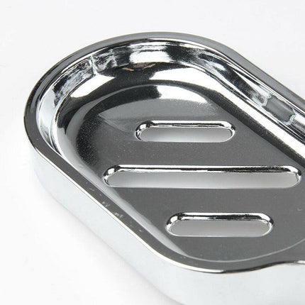 Adjustable Rail Slide Bathroom Bath Shower Soap Dishes Holder For 25 mm Home AU - Aimall