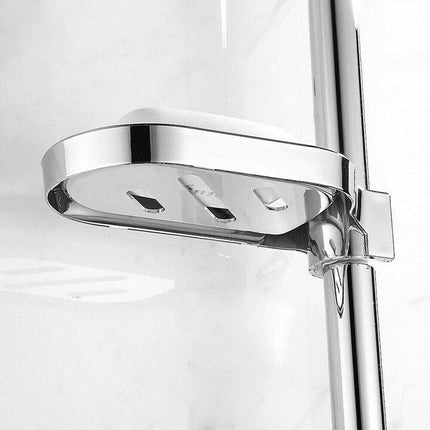 Adjustable Rail Slide Bathroom Bath Shower Soap Dishes Holder For 25 mm Home AU - Aimall