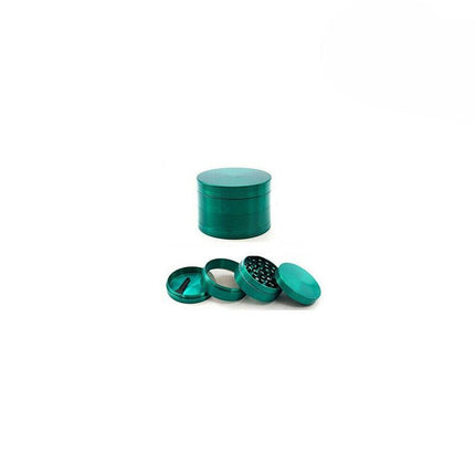 4-Layers Metal Zinc Alloy Herb Tobacco Grinder Smoke Crusher Spice Hand Muller - Aimall