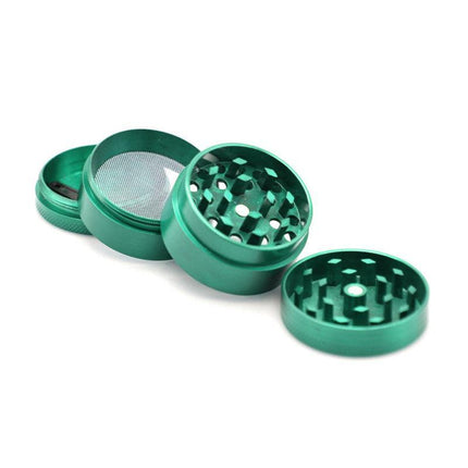 4-Layers Metal Zinc Alloy Herb Tobacco Grinder Smoke Crusher Spice Hand Muller - Aimall