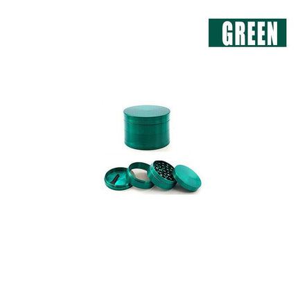 4-Layers Metal Zinc Alloy Herb Tobacco Grinder Smoke Crusher Spice Hand Muller - Aimall