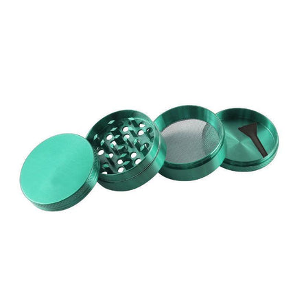 4-Layers Metal Zinc Alloy Herb Tobacco Grinder Smoke Crusher Spice Hand Muller - Aimall