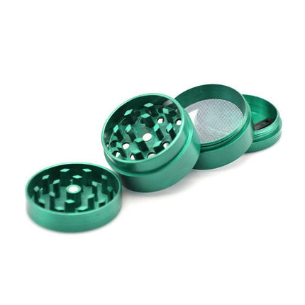 4-Layers Metal Zinc Alloy Herb Tobacco Grinder Smoke Crusher Spice Hand Muller - Aimall