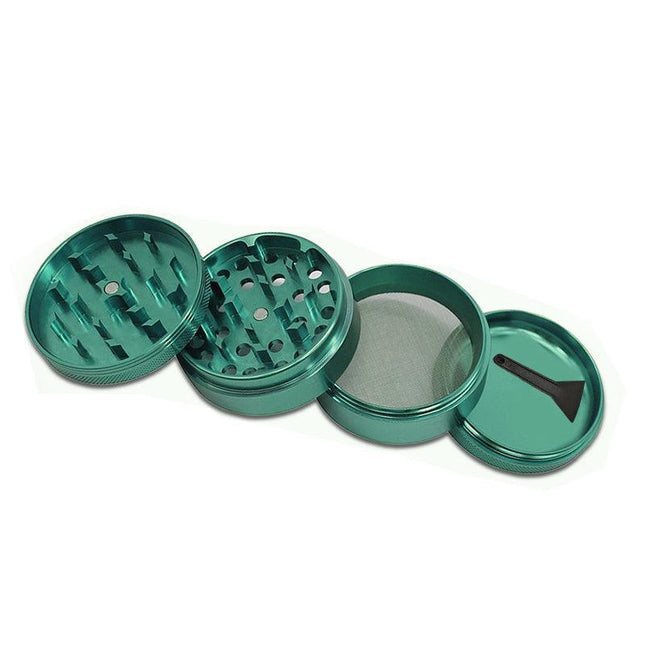 4-Layers Metal Zinc Alloy Herb Tobacco Grinder Smoke Crusher Spice Hand Muller - Aimall