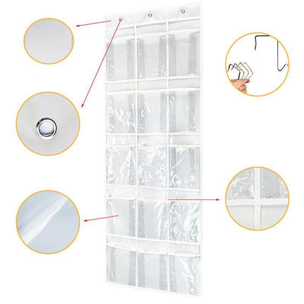 15 Pockets Waterproof Hanging Over the Door Organizer For Accessories Storage AU - Aimall