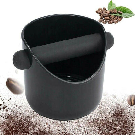 Coffee Waste Container Grinds Knock Box Tamper Tube Bin Black Bucket AU Stock - Aimall