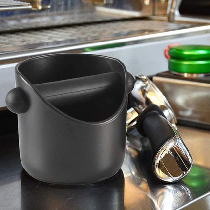 Coffee Waste Container Grinds Knock Box Tamper Tube Bin Black Bucket AU Stock - Aimall