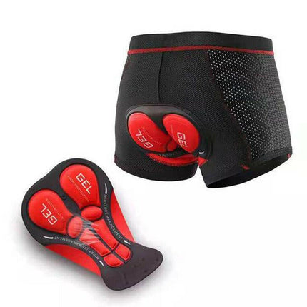 Crocox Men's Cycling Shorts 3D Padded Riding Underwear Quick-Dry Bicycle Pants - Aimall