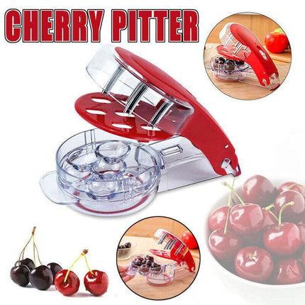 Cherry Pitter Olive Seed Squeeze Tool Handheld Stoner Remover Corer Kitchen Red - Aimall
