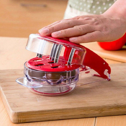Cherry Pitter Olive Seed Squeeze Tool Handheld Stoner Remover Corer Kitchen Red - Aimall