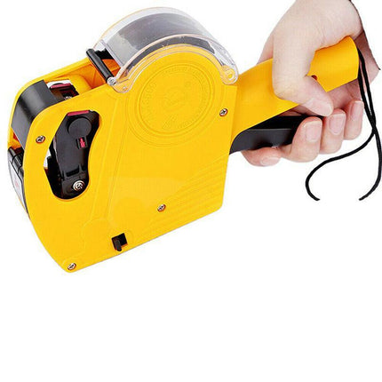 Tag Gun Labeller Kit with 6 Rolls Labels and 5 Inks Roller - Aimall