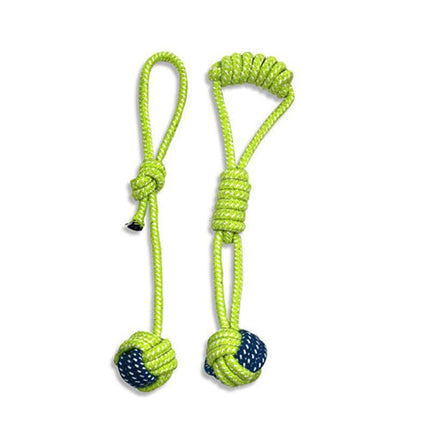 7Pcs Dog Rope Chew Toys Kit Tough Strong Knot Ball Pet Puppy Cotton Teething Toy - Aimall