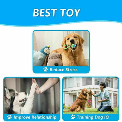 7Pcs Dog Rope Chew Toys Kit Tough Strong Knot Ball Pet Puppy Cotton Teething Toy - Aimall