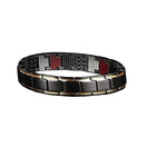 Mens Double Strong Magnetic Therapy Bracelet Arthritis Pain Relief Jewelry AU - Aimall