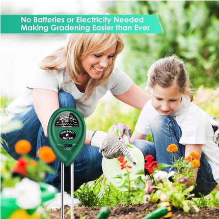 3 in 1 Soil PH Tester Water Moisture Test Meter Kit For Garden Plant Testing AU - Aimall