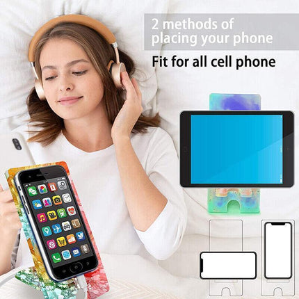 2Pcs Silicone Mobile Phone Stand Mould Holder Casting Mold Resin Epoxy Craft AU - Aimall