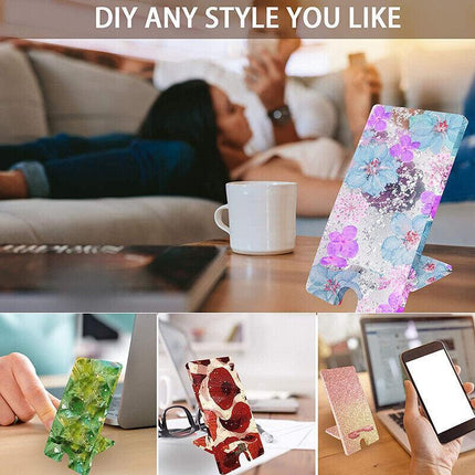 2Pcs Silicone Mobile Phone Stand Mould Holder Casting Mold Resin Epoxy Craft AU - Aimall