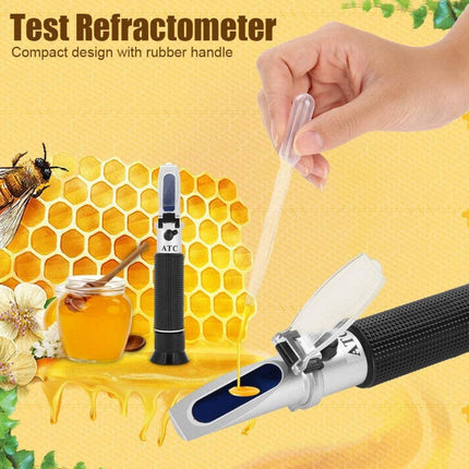 58-90% Honey Refractometer Calibration Refractometer Honey Moisture Meter AU - Aimall