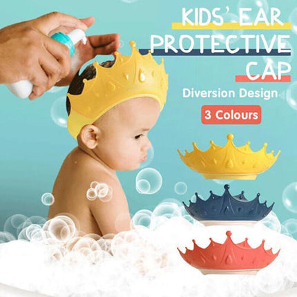 Adjustable Kids Baby Shower Cap Children Shampoo Bath Wash Hair Shield Visor Hat - Aimall