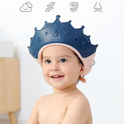 Adjustable Kids Baby Shower Cap Children Shampoo Bath Wash Hair Shield Visor Hat - Aimall
