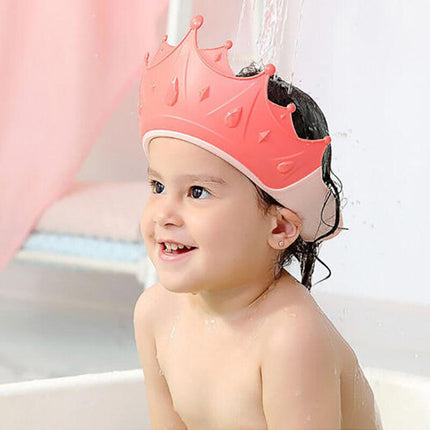 Adjustable Kids Baby Shower Cap Children Shampoo Bath Wash Hair Shield Visor Hat - Aimall
