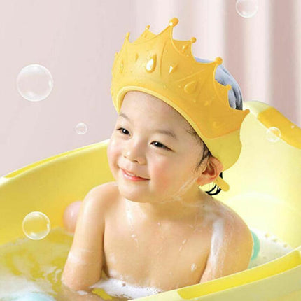 Adjustable Kids Baby Shower Cap Children Shampoo Bath Wash Hair Shield Visor Hat - Aimall