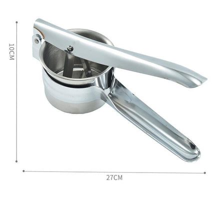 Professional Potato Mincer with stainless steel design.