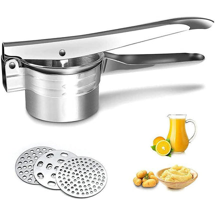 Professional Potato Mincer with stainless steel design.