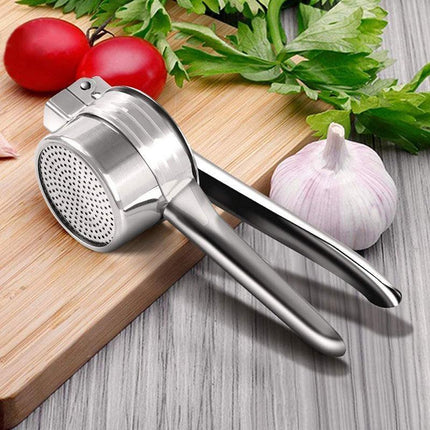 Professional Potato Mincer with stainless steel design.