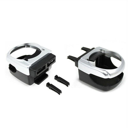 Drinking Car Tray Cup Holder Mount Bracket Can Silve Coffee Auto Air Vent Bottle Blue - Aimall