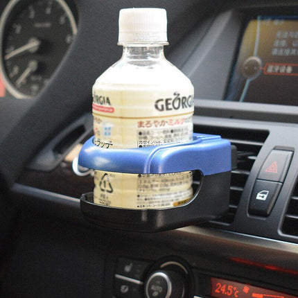 Drinking Car Tray Cup Holder Mount Bracket Can Silve Coffee Auto Air Vent Bottle Blue - Aimall