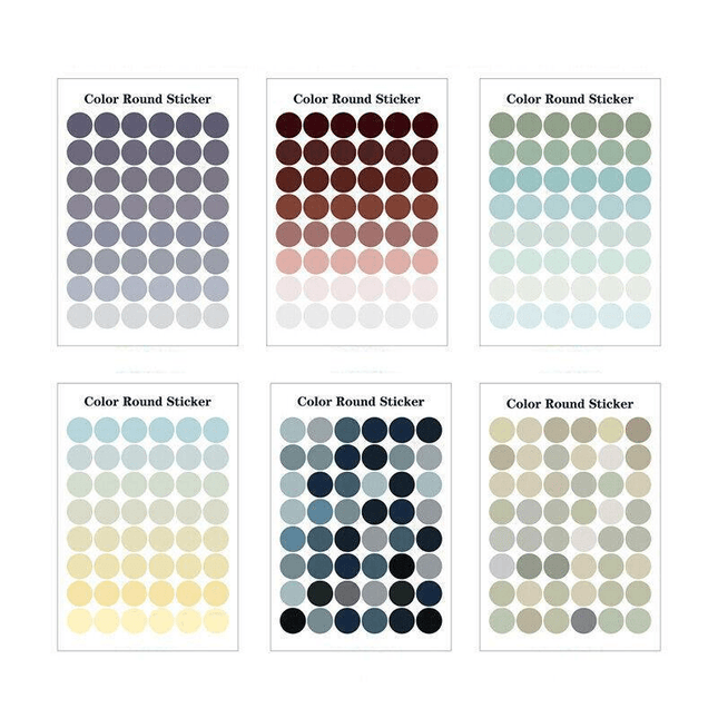 DIY Stickers Dot Scrapbook Albums Photo Wall Journal Sealing Sticker AU Stock - Aimall