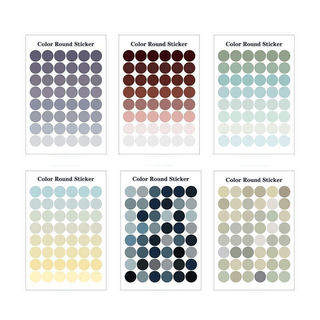 DIY Stickers Dot Scrapbook Albums Photo Wall Journal Sealing Sticker AU Stock - Aimall