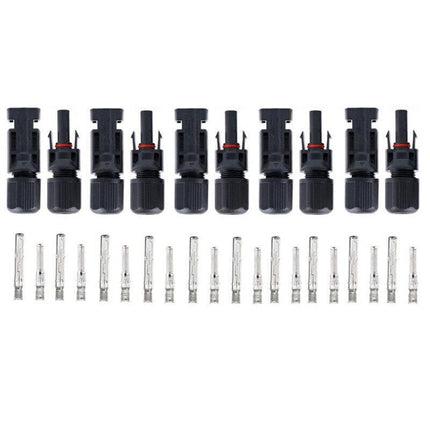 5~20PCS Connectors For IP67 MC4 Solar Panel 30A Line Plug Socket Male & Female M - Aimall