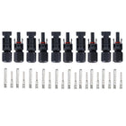 5~20PCS Connectors For IP67 MC4 Solar Panel 30A Line Plug Socket Male & Female M - Aimall