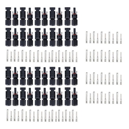 5~20PCS Connectors For IP67 MC4 Solar Panel 30A Line Plug Socket Male & Female M - Aimall