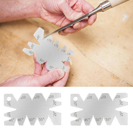 2PCS 8 Angle Centre Thread Screw Cut Welding Gauge Metric Whitworth Pitch 55 60 - Aimall