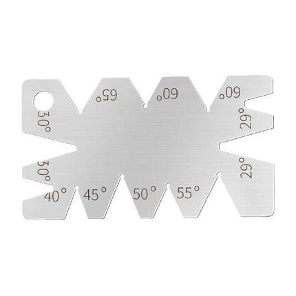 2PCS 8 Angle Centre Thread Screw Cut Welding Gauge Metric Whitworth Pitch 55 60 - Aimall