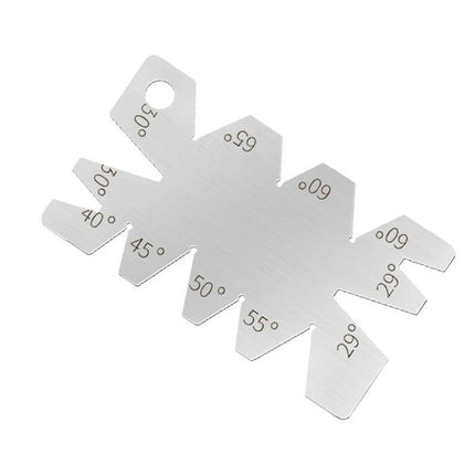 2PCS 8 Angle Centre Thread Screw Cut Welding Gauge Metric Whitworth Pitch 55 60 - Aimall